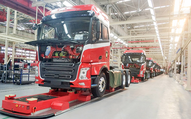 重型卡車生產(chǎn)裝配線柔性化